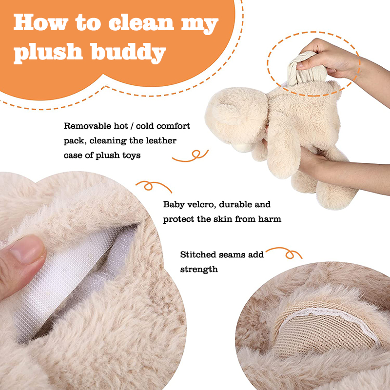 hot sale custom stuffed animal microwave wheat heating pad teddy bear plush toy