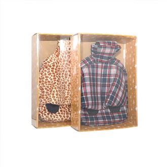 Housse en polaire pour bouillotte chauffe-pieds