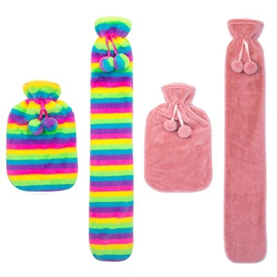 Housse en peluche douce pour bouillotte 2l