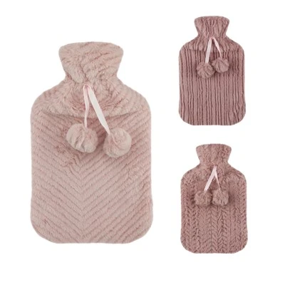 Housse en peluche pour bouillotte