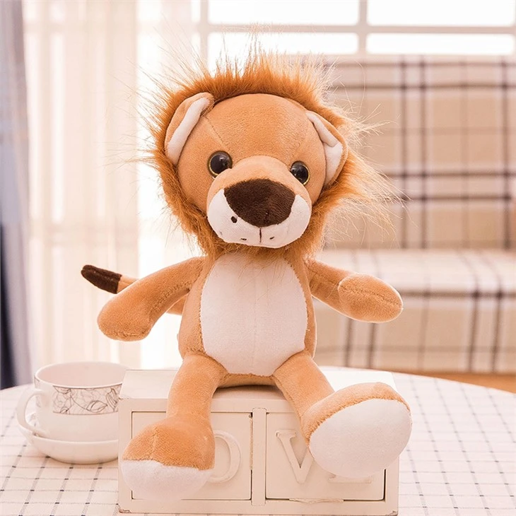 Stuffed Fox Raccoon Giraffe Elephant Plush Toy