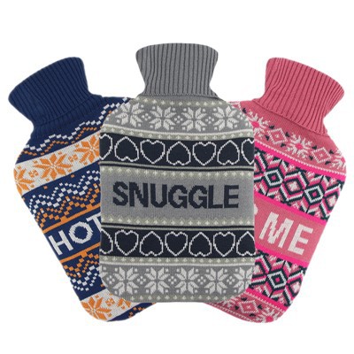 Sac d'eau chaude 1000 ml/2000 ml avec housse en tricot