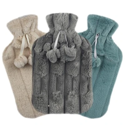 Housses de bouillotte personnalisées en fausse fourrure